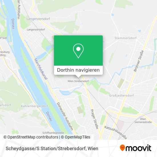 Scheydgasse / S Station / Strebersdorf Karte