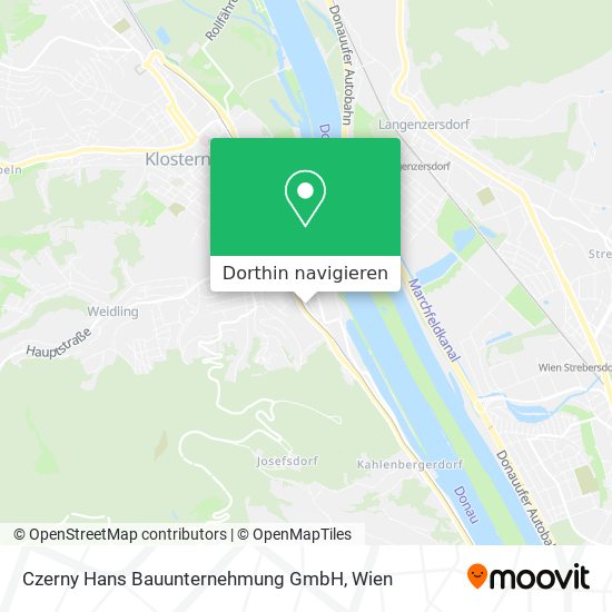 Czerny Hans Bauunternehmung GmbH Karte