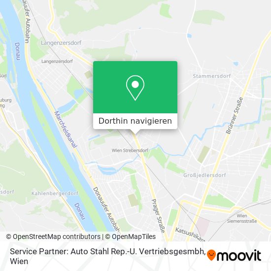 Service Partner: Auto Stahl Rep.-U. Vertriebsgesmbh Karte