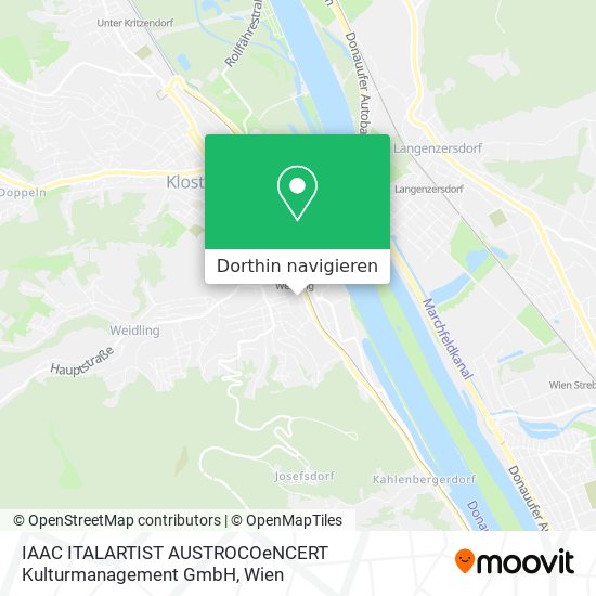 IAAC ITALARTIST AUSTROCOeNCERT Kulturmanagement GmbH Karte