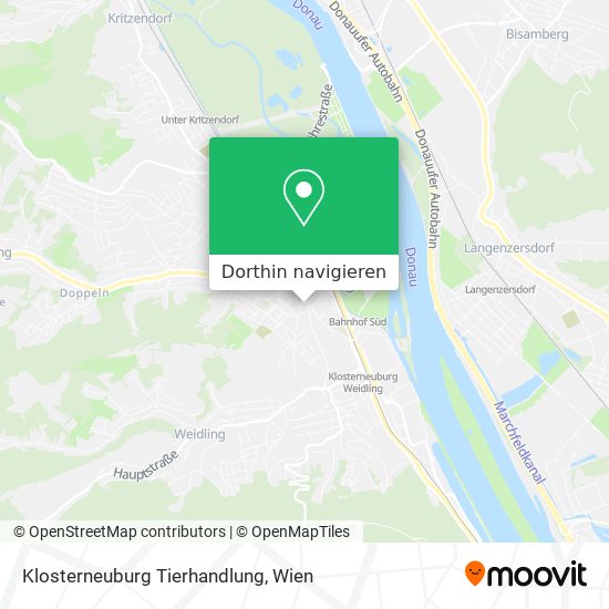 Klosterneuburg Tierhandlung Karte