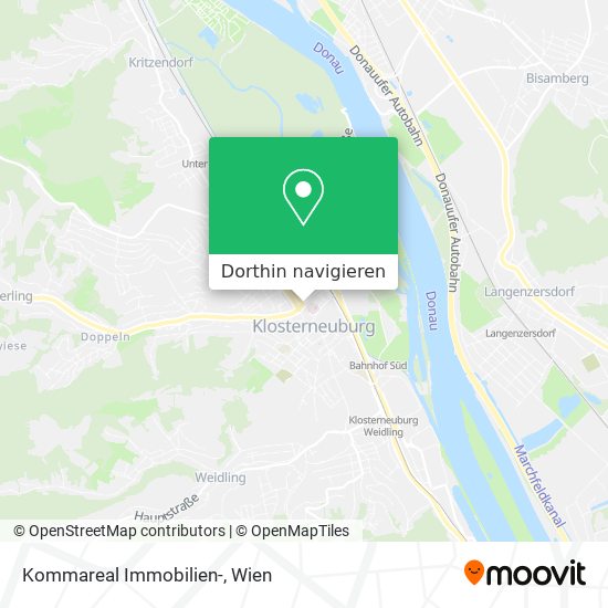 Kommareal Immobilien- Karte