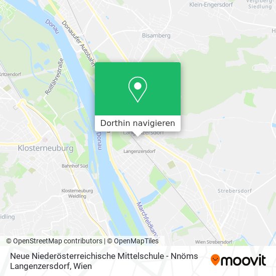 Neue Niederösterreichische Mittelschule - Nnöms Langenzersdorf Karte