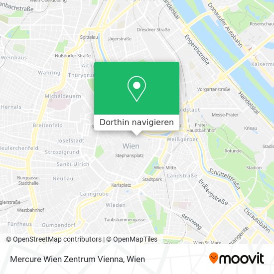 Mercure Wien Zentrum Vienna Karte
