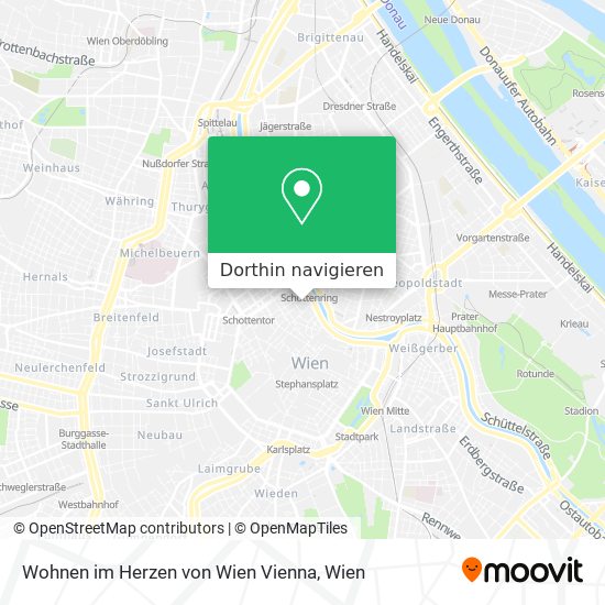 Wohnen im Herzen von Wien Vienna Karte