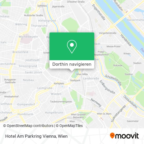 Hotel Am Parkring Vienna Karte