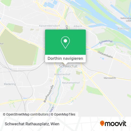 Schwechat Rathausplatz Karte