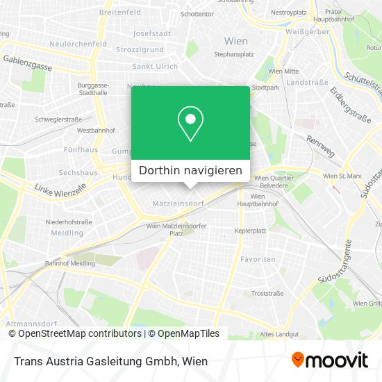 Trans Austria Gasleitung Gmbh Karte