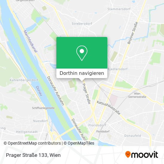 Prager Straße 133 Karte