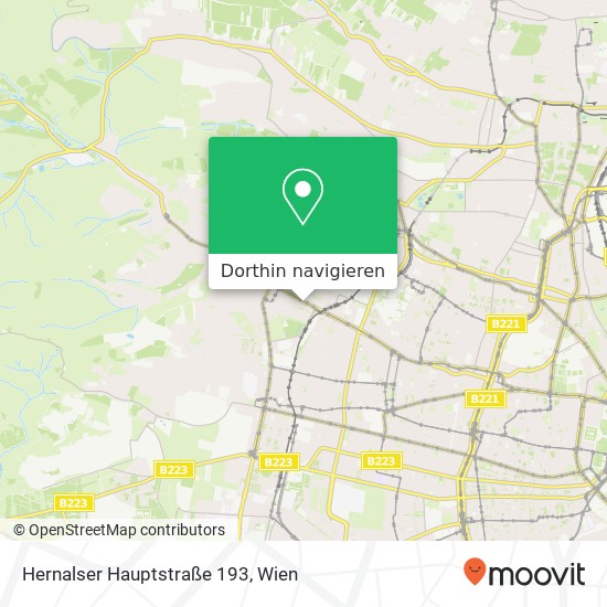 Hernalser Hauptstraße 193 Karte