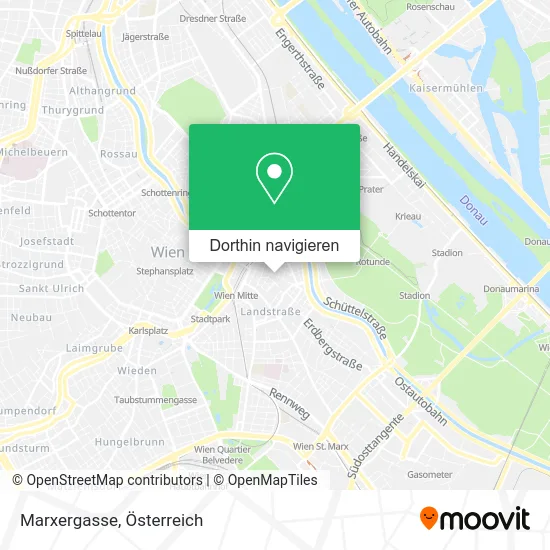 Marxergasse Karte