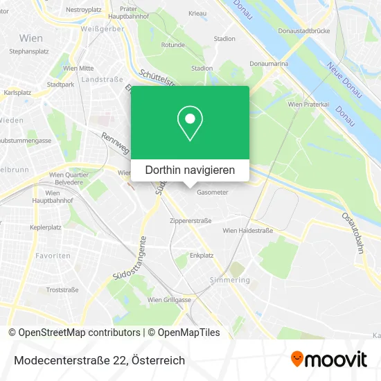 Modecenterstraße 22 Karte