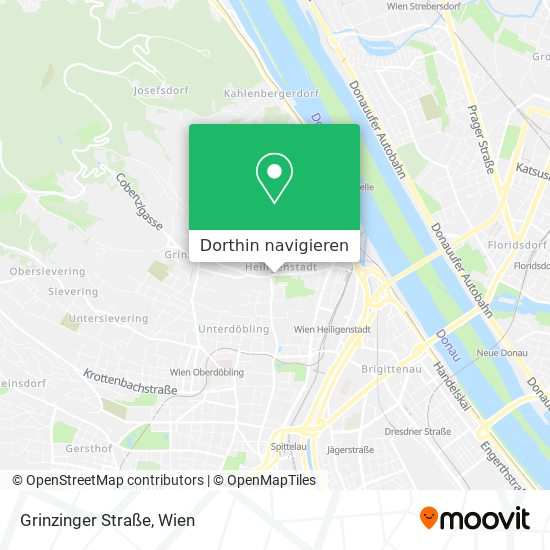 Grinzinger Straße Karte