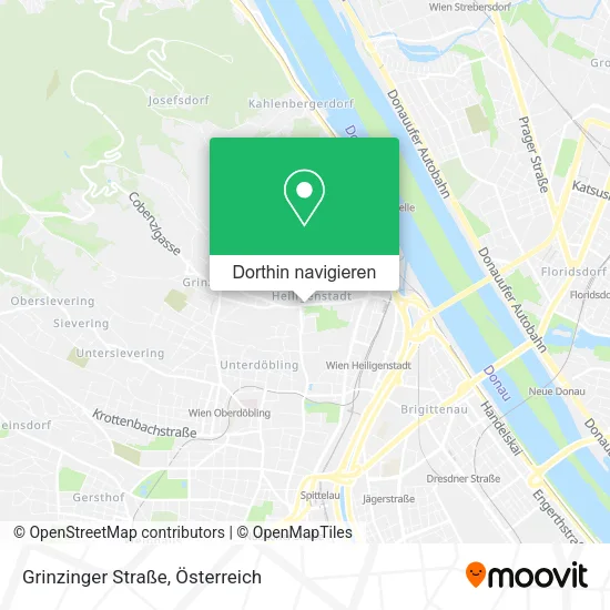 Grinzinger Straße Karte