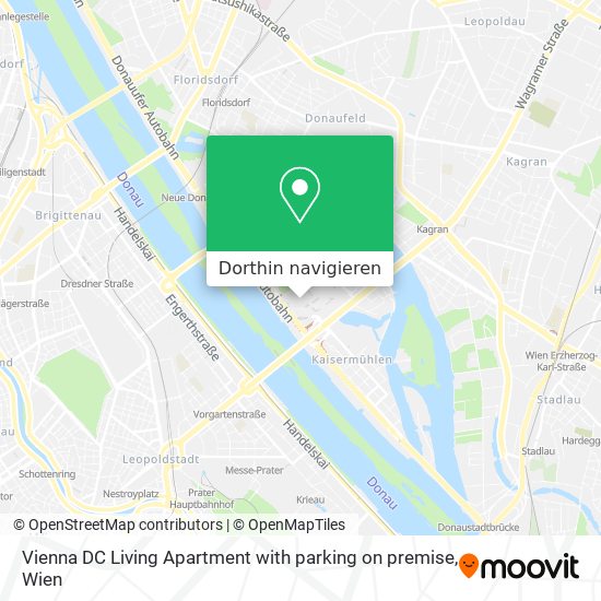 Vienna DC Living Apartment with parking on premise Karte