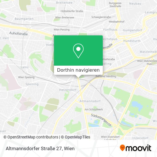Altmannsdorfer Straße 27 Karte