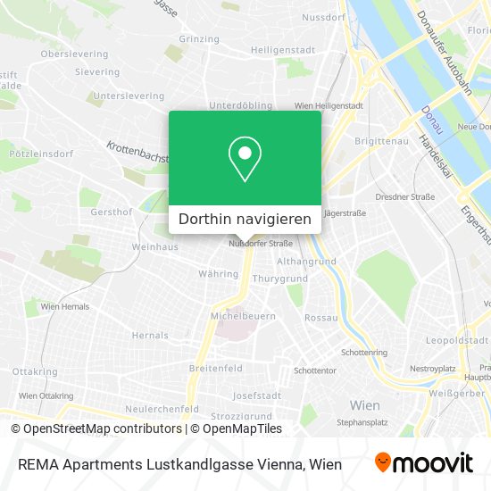 REMA Apartments Lustkandlgasse Vienna Karte