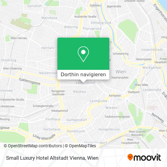 Small Luxury Hotel Altstadt Vienna Karte