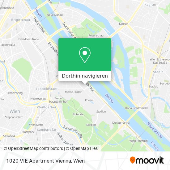 1020 VIE Apartment Vienna Karte