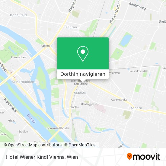 Hotel Wiener Kindl Vienna Karte
