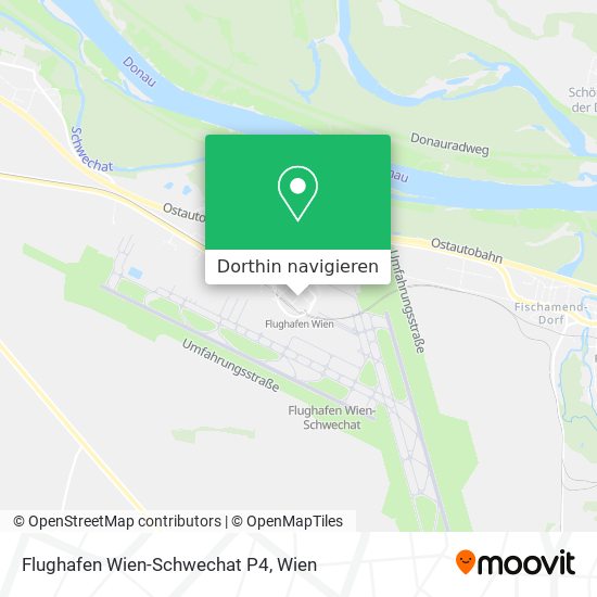 Flughafen Wien-Schwechat P4 Karte