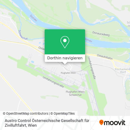 Austro Control Österreichische Gesellschaft für Zivilluftfahrt Karte