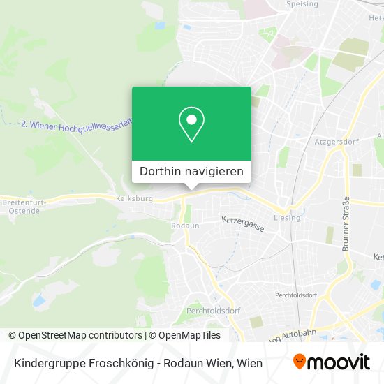 Kindergruppe Froschkönig - Rodaun Wien Karte