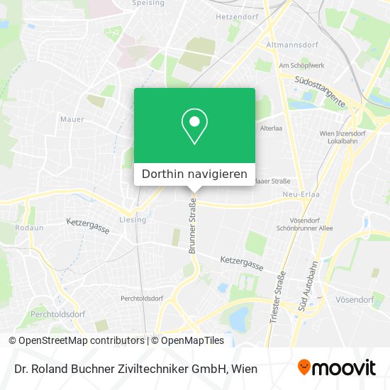 Dr. Roland Buchner Ziviltechniker GmbH Karte