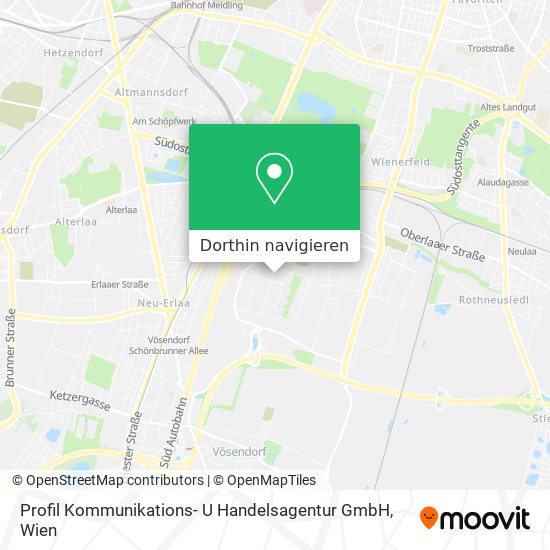Profil Kommunikations- U Handelsagentur GmbH Karte