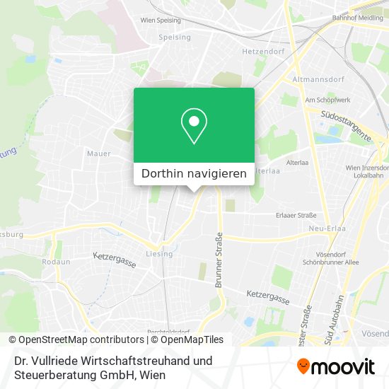 Dr. Vullriede Wirtschaftstreuhand und Steuerberatung GmbH Karte