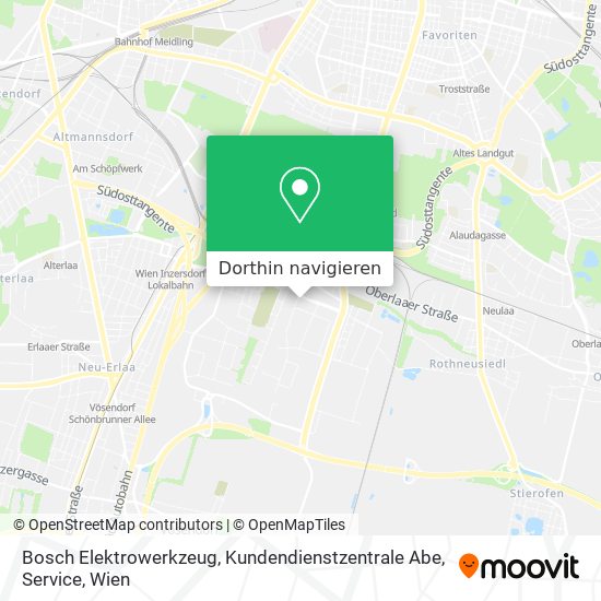 Bosch Elektrowerkzeug, Kundendienstzentrale Abe, Service Karte