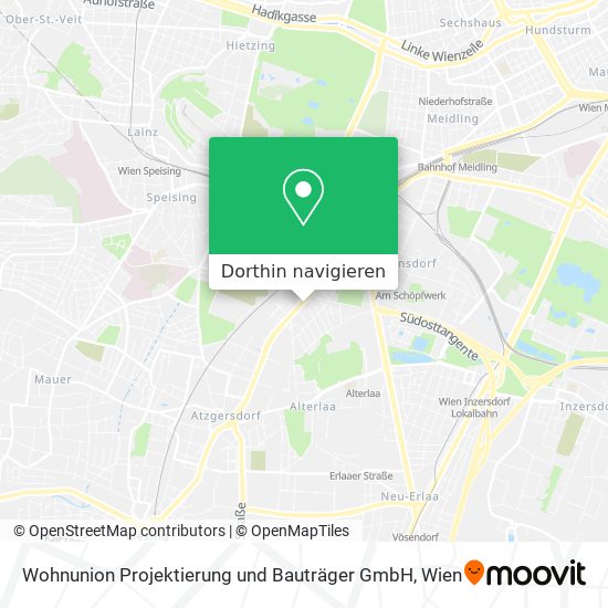 Wohnunion Projektierung und Bauträger GmbH Karte