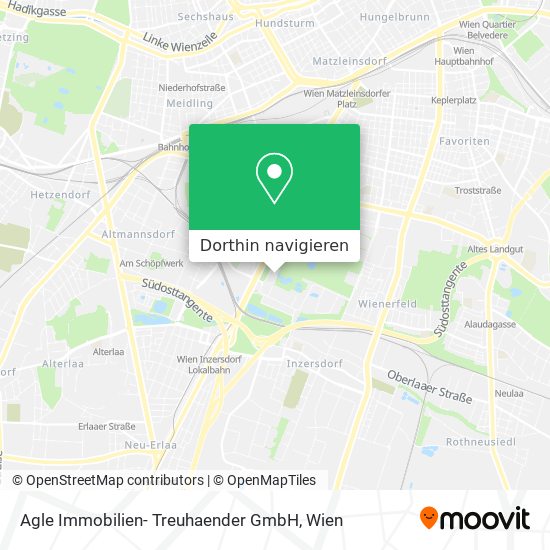 Agle Immobilien- Treuhaender GmbH Karte