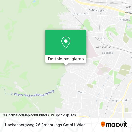 Hackenbergweg 26 Errichtungs GmbH Karte