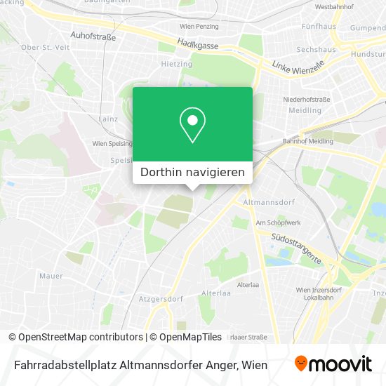 Fahrradabstellplatz Altmannsdorfer Anger Karte