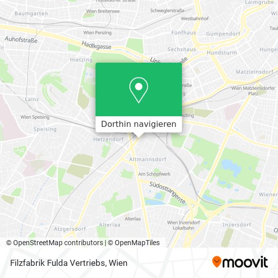 Filzfabrik Fulda Vertriebs Karte