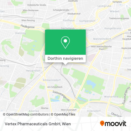 Vertex Pharmaceuticals GmbH Karte