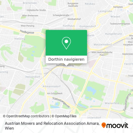 Austrian Movers and Relocation Association Amara Karte