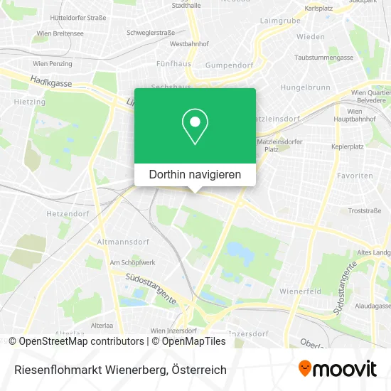 Riesenflohmarkt Wienerberg Karte