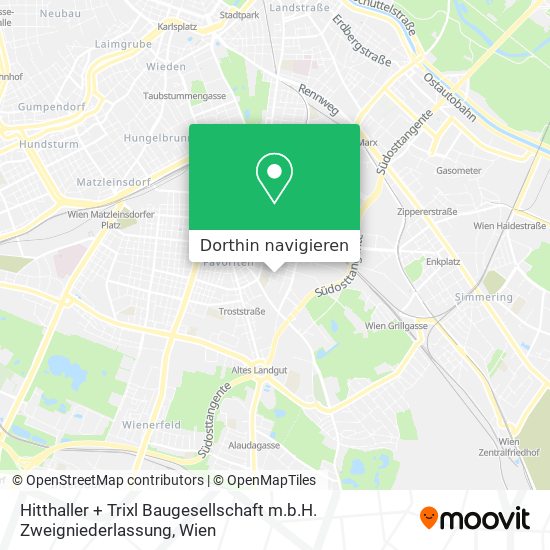 Hitthaller + Trixl Baugesellschaft m.b.H. Zweigniederlassung Karte