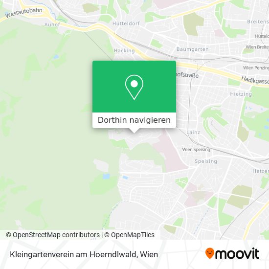 Kleingartenverein am Hoerndlwald Karte