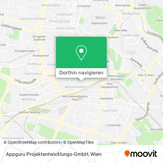 Appguru Projektentwicklungs-GmbH Karte