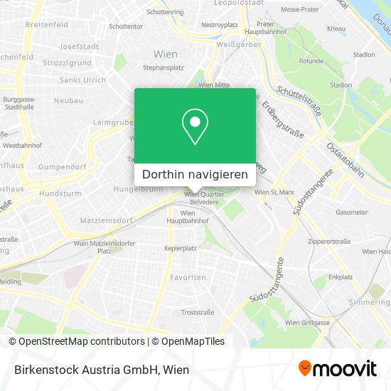 Birkenstock Austria GmbH Karte