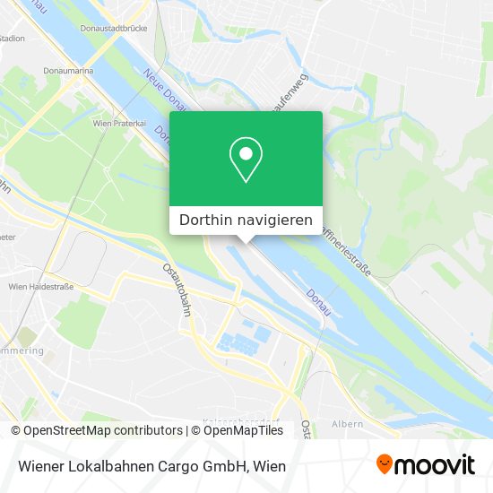 Wiener Lokalbahnen Cargo GmbH Karte