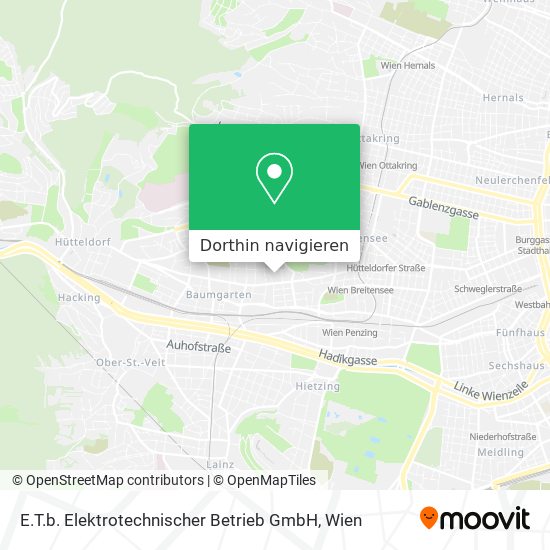 E.T.b. Elektrotechnischer Betrieb GmbH Karte