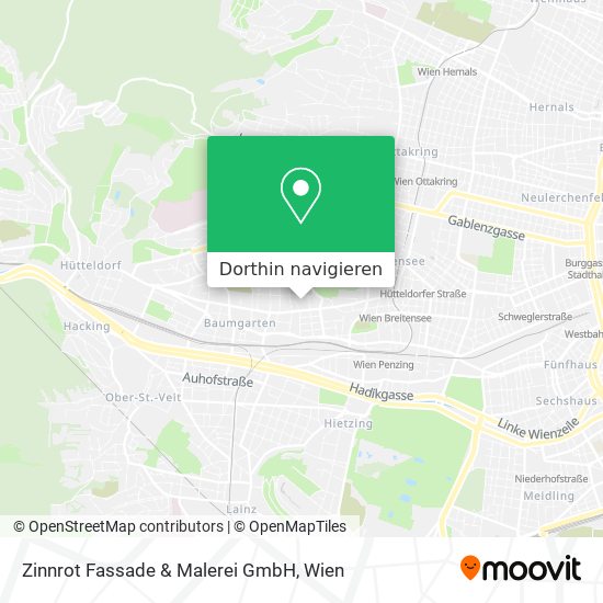 Zinnrot Fassade & Malerei GmbH Karte