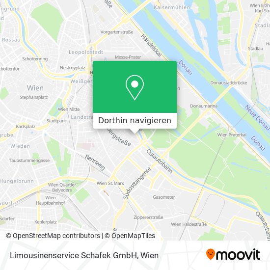 Limousinenservice Schafek GmbH Karte