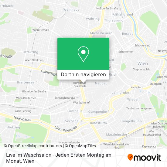 Live im Waschsalon - Jeden Ersten Montag im Monat Karte