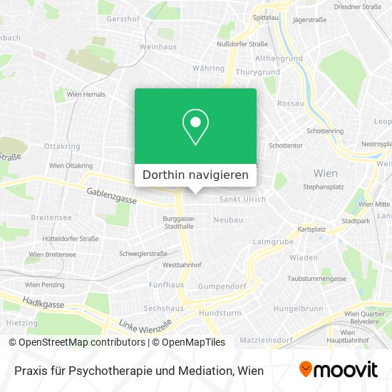 Praxis für Psychotherapie und Mediation Karte