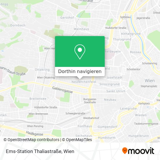 Ems-Station Thaliastraße Karte